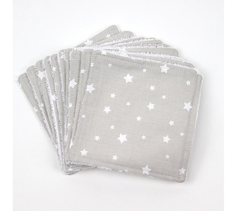 Motifs étoiles • Lingettes lavables pour bébé et maman • Bébés Bulles