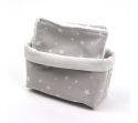Motifs étoiles • Panier et lingettes lavables pour bébé et maman • Bébés Bulles