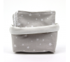 Motifs étoiles • Panier et lingettes lavables pour bébé et maman • Bébés Bulles
