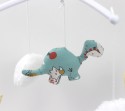 Mobile musical pour bébé • Thème Les dinosaures • Bébés Bulles