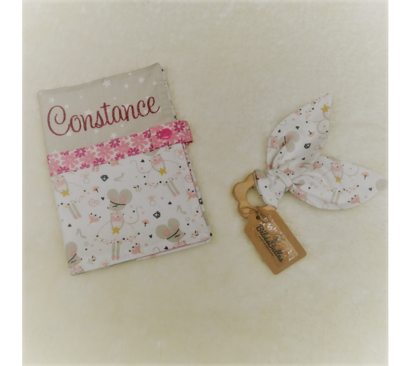 Box cadeau - Carnet de santé et anneau de dentition - Bébés Bulles